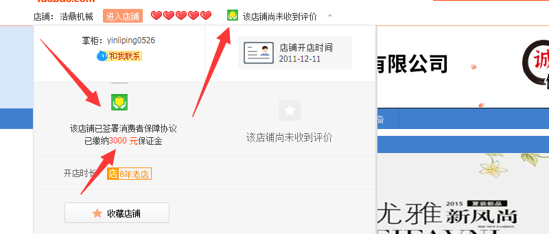 消費(fèi)者保證金標(biāo)志